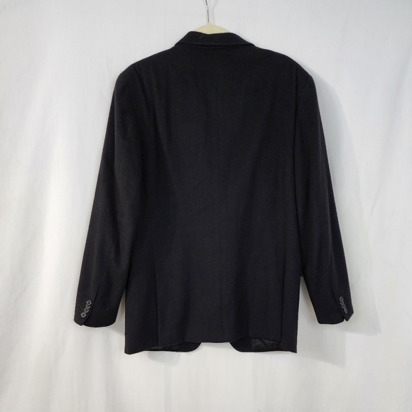 Joseph Abboud Profile Jackets size 42R color Black 100% cashmere - Picture 4 of 10